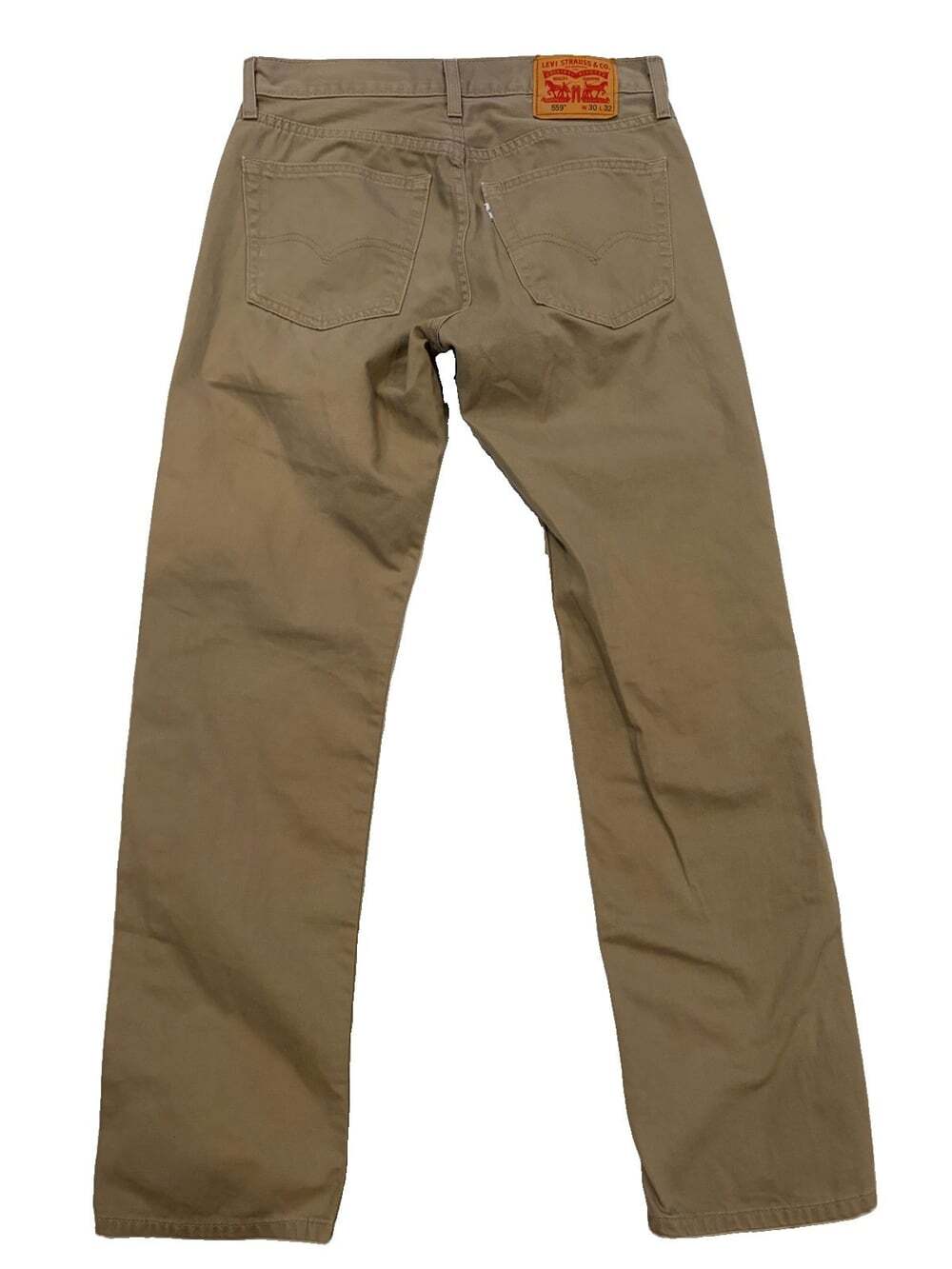 Levi s 559 Jeans Men s 30x32 Tan 5 Pocket Relaxed Straight